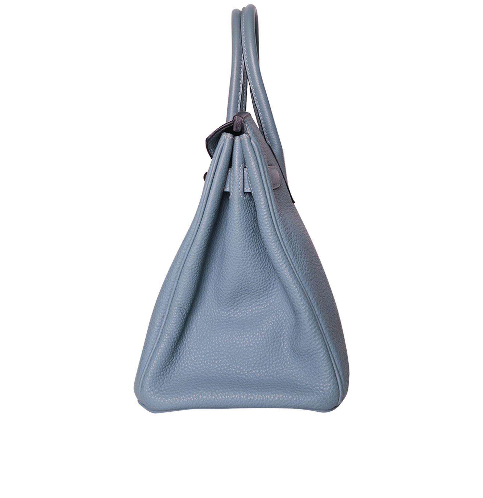 Birkin 30 in Ciel Togo Leather, &pound;11,000, Handbags, Blue, Leather, Bottom view